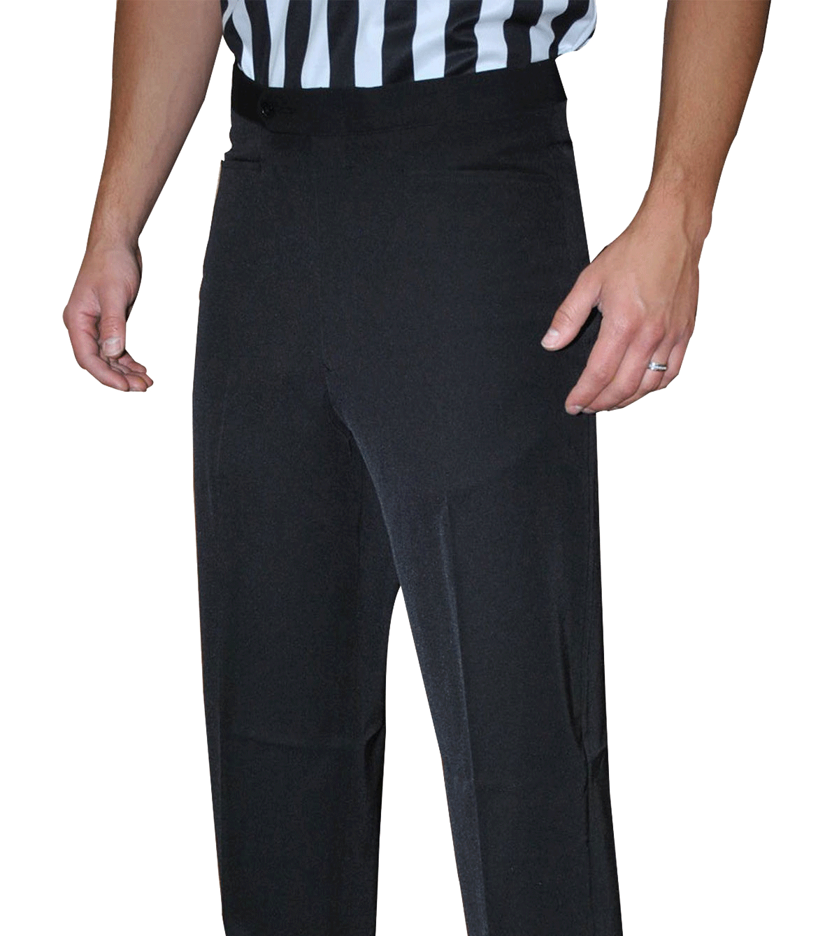 SMITTY 4-Way Stretch Flat Front Pant w/Western Pockets