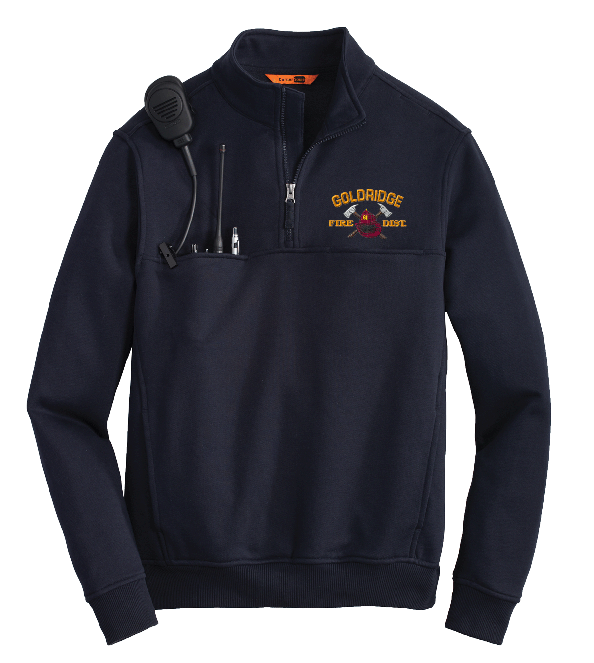 Gold Ridge Fire 1/4 zip Workshirt